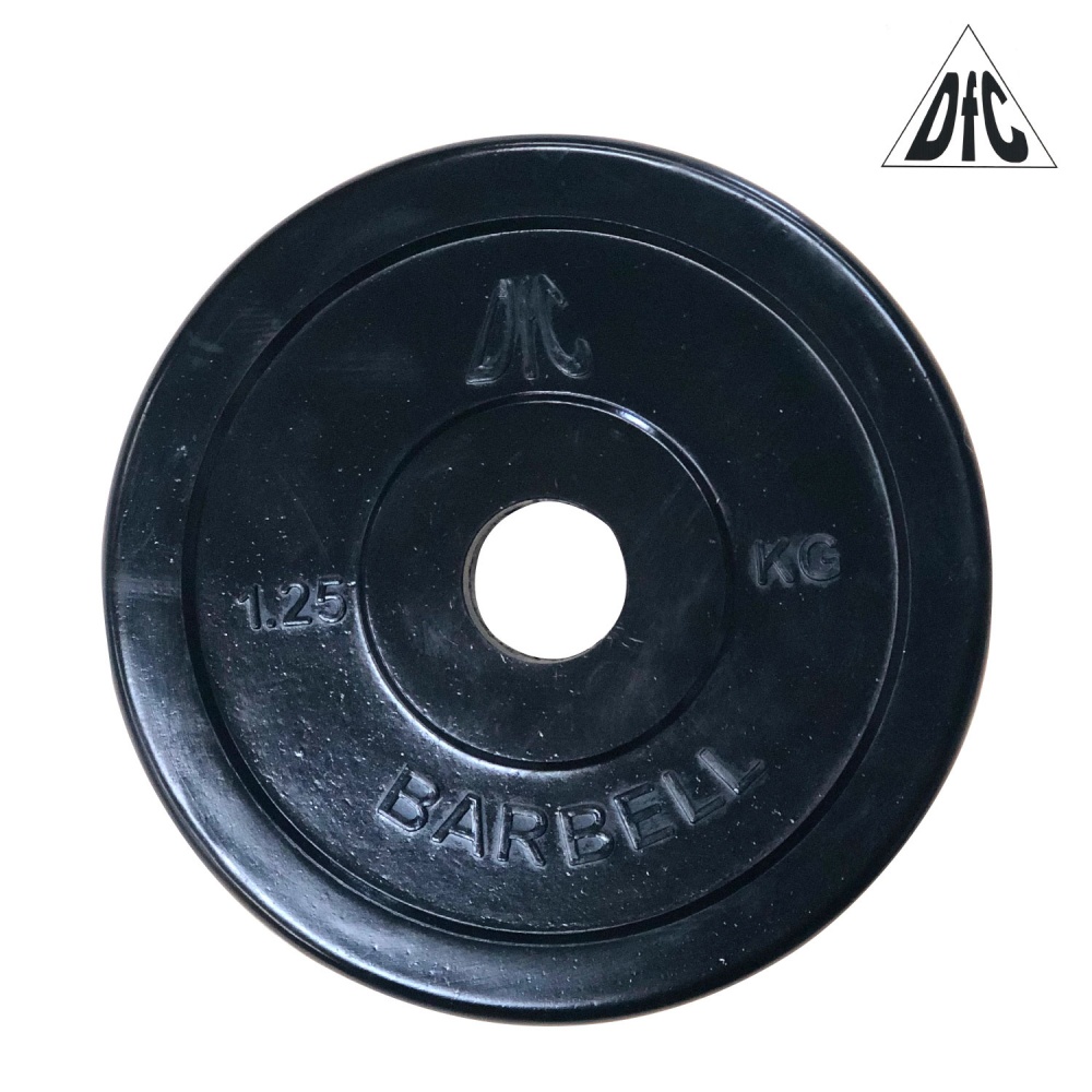 DFC 1.25 обрезиненный из каталога дисков для штанги с посадочным диаметром 26 мм.  в Волгограде по цене 590 ₽