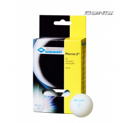 Donic Prestige 2 (белые, 6 шт) из каталога мячей для настольного тенниса в Волгограде по цене 390 ₽