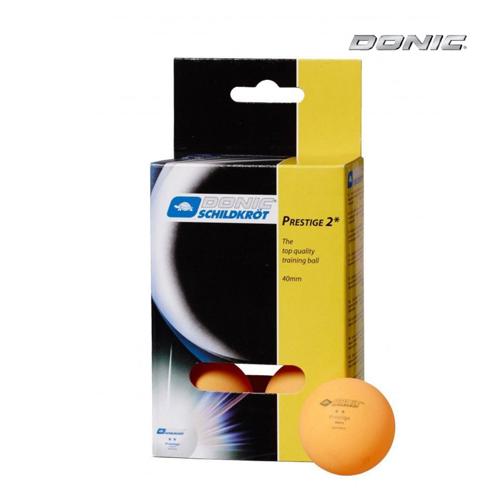 Prestige 2 (оранжевые, 6 шт) в Волгограде по цене 430 ₽ в категории мячи для настольного тенниса Donic