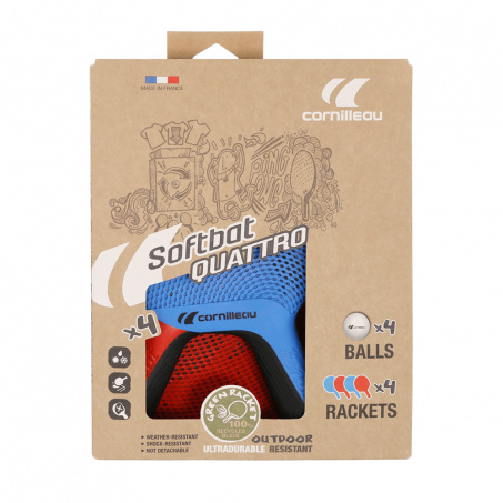 Рендер-2 для Cornilleau Softbat pack Quattro - 4 ракетки, 2 мяча