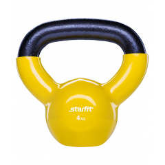 StarFit виниловая 4 кг. желтая из каталога гирь в Волгограде по цене 2856 ₽