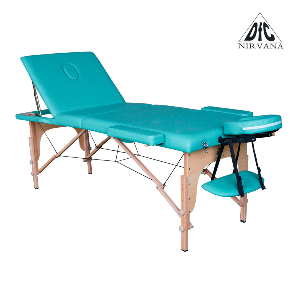 Nirvana Relax Pro (зеленый) в Волгограде по цене 15990 ₽ в категории складные массажные столы DFC