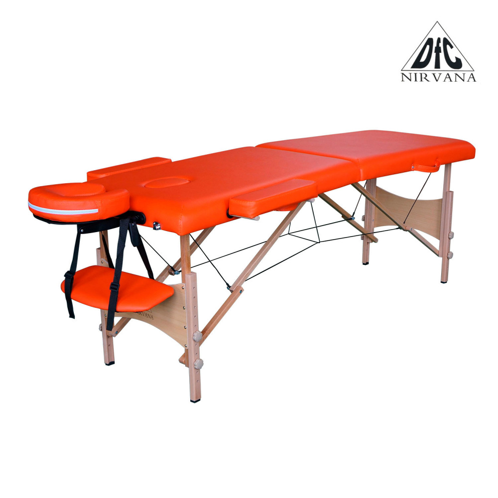 Nirvana Optima (оранжевый) в Волгограде по цене 13990 ₽ в категории складные массажные столы DFC