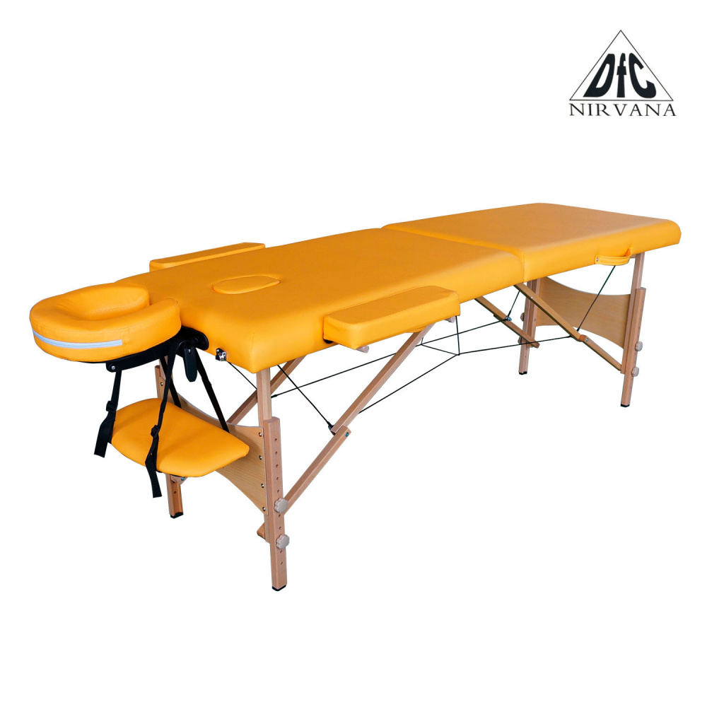 Nirvana Optima (горчичный цвет) в Волгограде по цене 12990 ₽ в категории складные массажные столы DFC