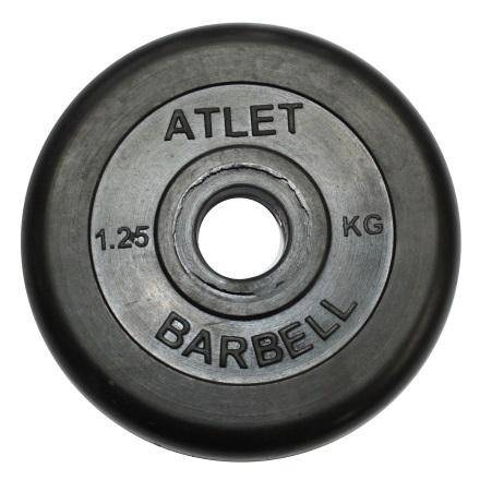 MB Barbell Atlet - 31 мм - 1.25 кг из каталога дисков для штанги с посадочным диаметром 30 мм.  в Волгограде по цене 670 ₽