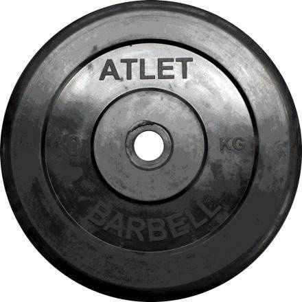 MB Barbell Atlet - 31 мм - 10 кг из каталога дисков для штанги с посадочным диаметром 30 мм.  в Волгограде по цене 3185 ₽
