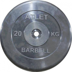 MB Barbell Atlet - 31 мм - 20 кг из каталога дисков для штанги с посадочным диаметром 30 мм.  в Волгограде по цене 5870 ₽
