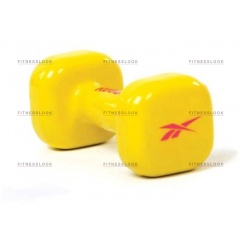 Reebok виниловая - 3 кг из каталога виниловых гантелей в Волгограде по цене 1548 ₽