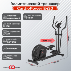 Эллиптический тренажер CardioPower E420 в Волгограде по цене 57900 ₽