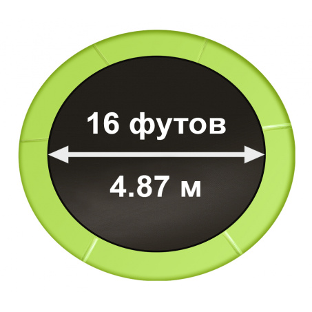 Рендер-2 для Arland 16FT / 488 см Light Green (внутренняя сетка)