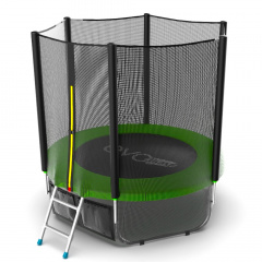 Evo Jump External 6ft (Green) + Lower net из каталога батутов с защитной сеткой в Волгограде по цене 20390 ₽