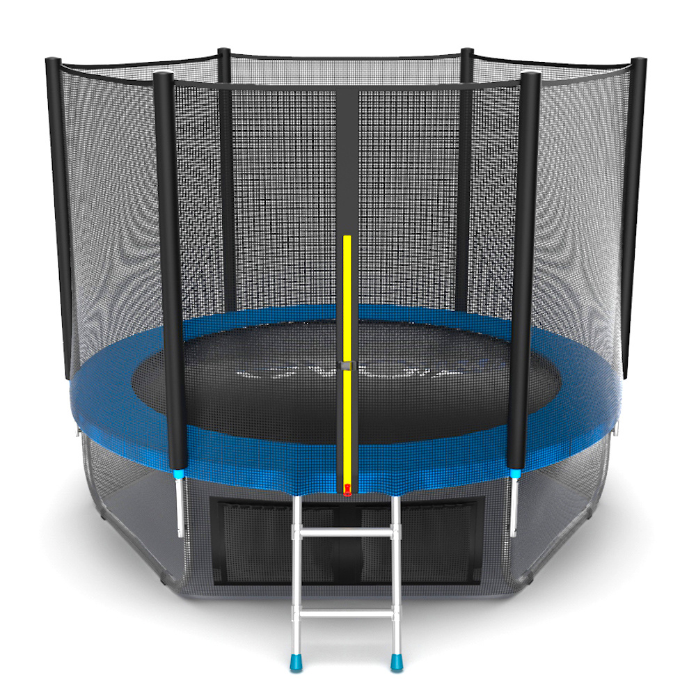 Батут с защитной сеткой Evo Jump External 8ft (Blue) + Lower net