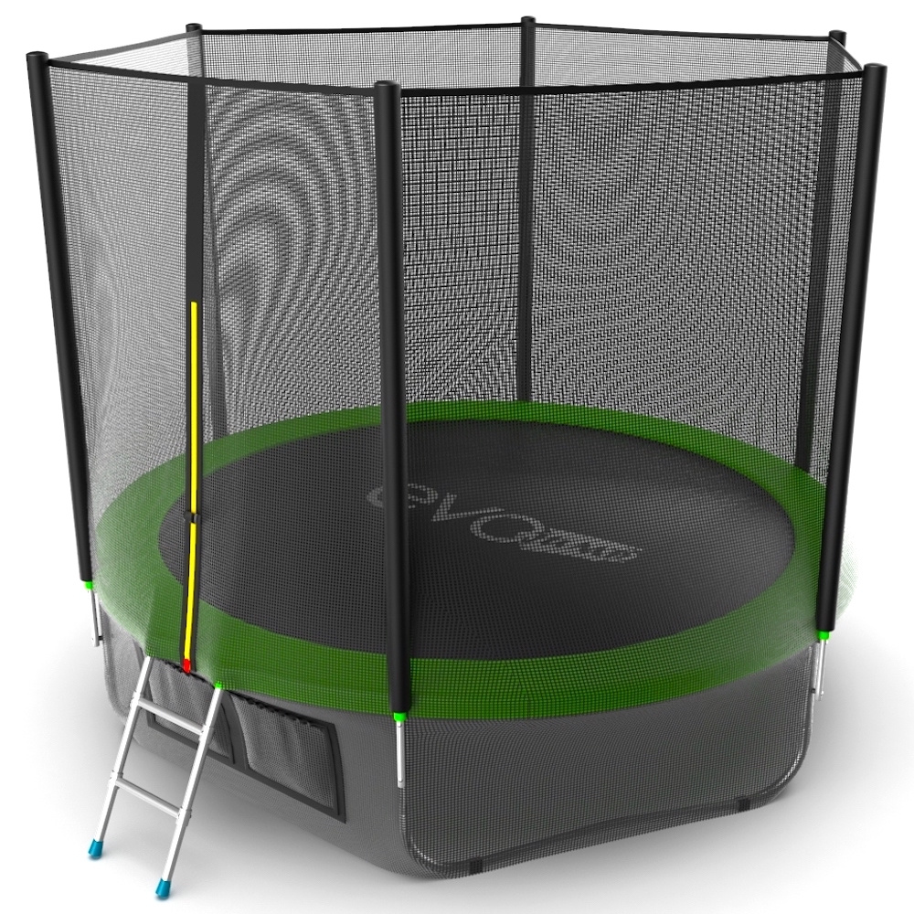 Батут с защитной сеткой Evo Jump External 10ft (Green) + Lower net