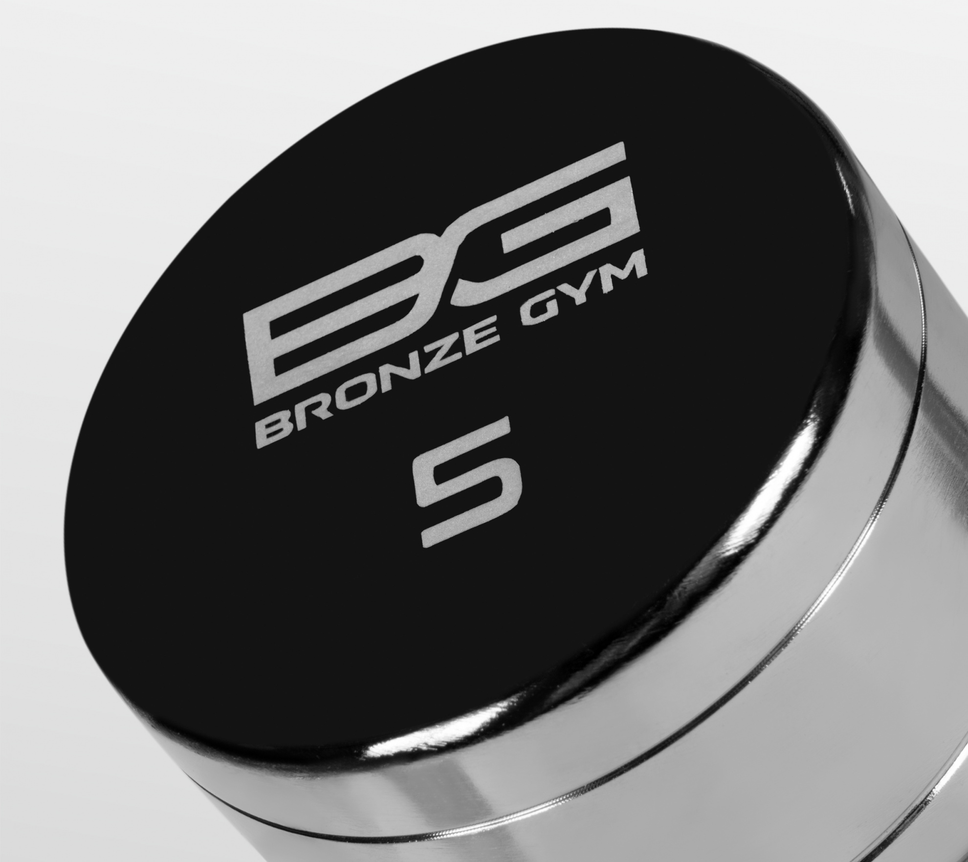 Хромированная гантель Bronze Gym 5 кг. BG-PA-DB-C05