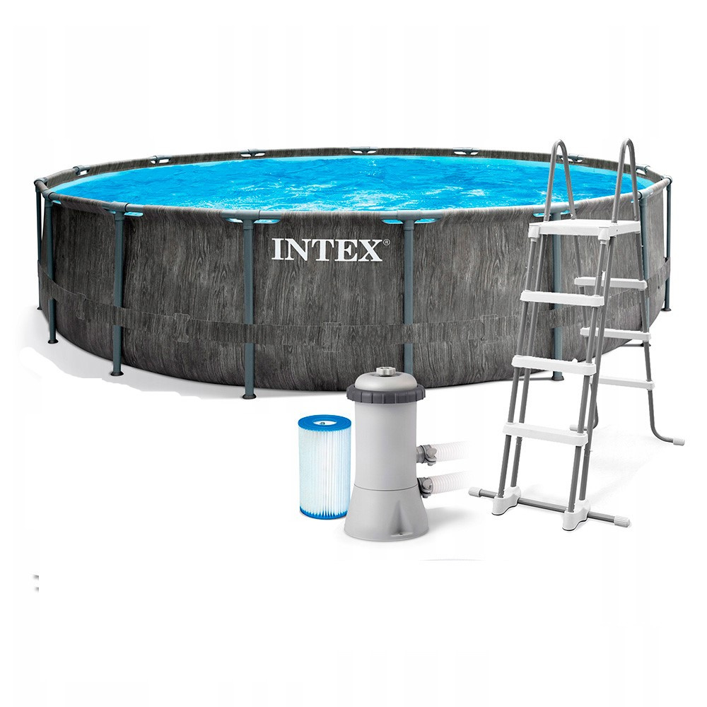 Intex Prism Frame ’’Greywood’’  26742 из каталога каркасных бассейнов в Волгограде по цене 93800 ₽