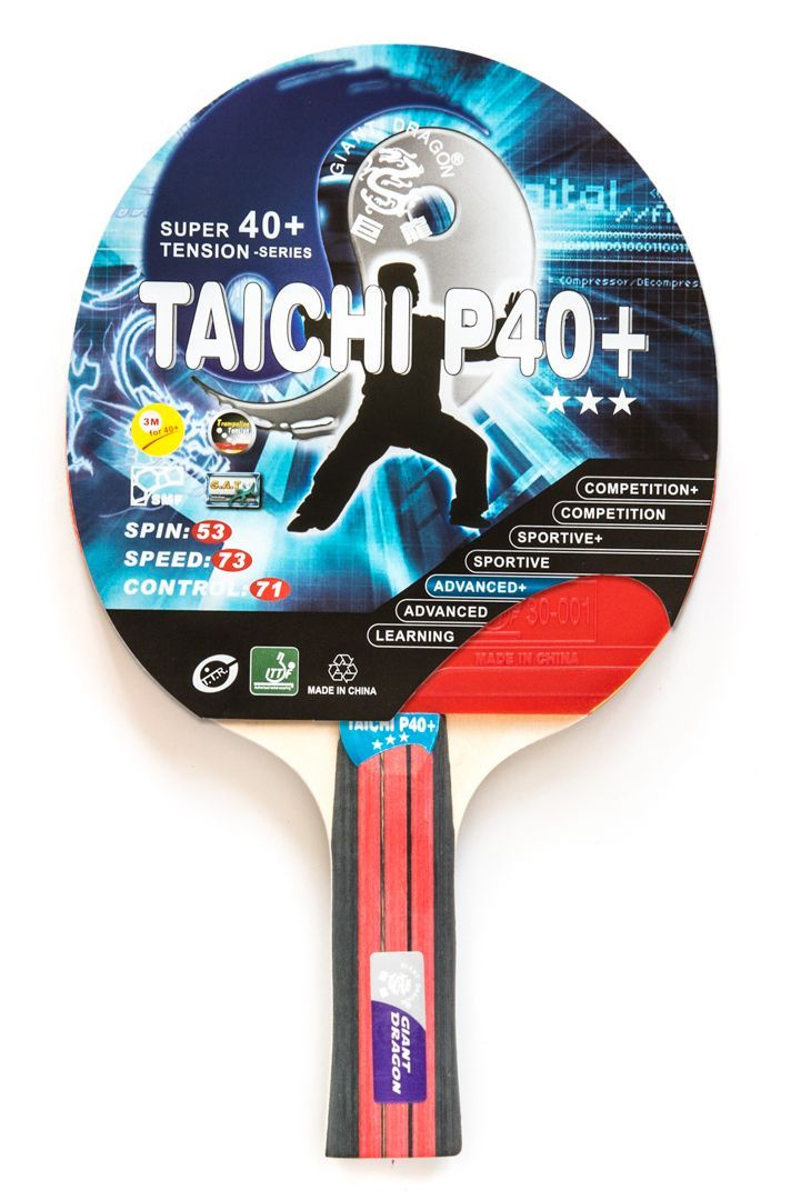 Dragon Taichi 3 Star New (коническая) в Волгограде по цене 472 ₽ в категории ракетки для настольного тенниса Giant