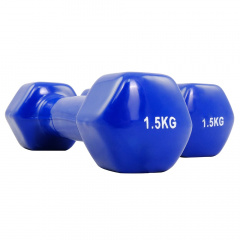Protrain TA-2103-1,5 (пара) из каталога виниловых гантелей в Волгограде по цене 1210 ₽