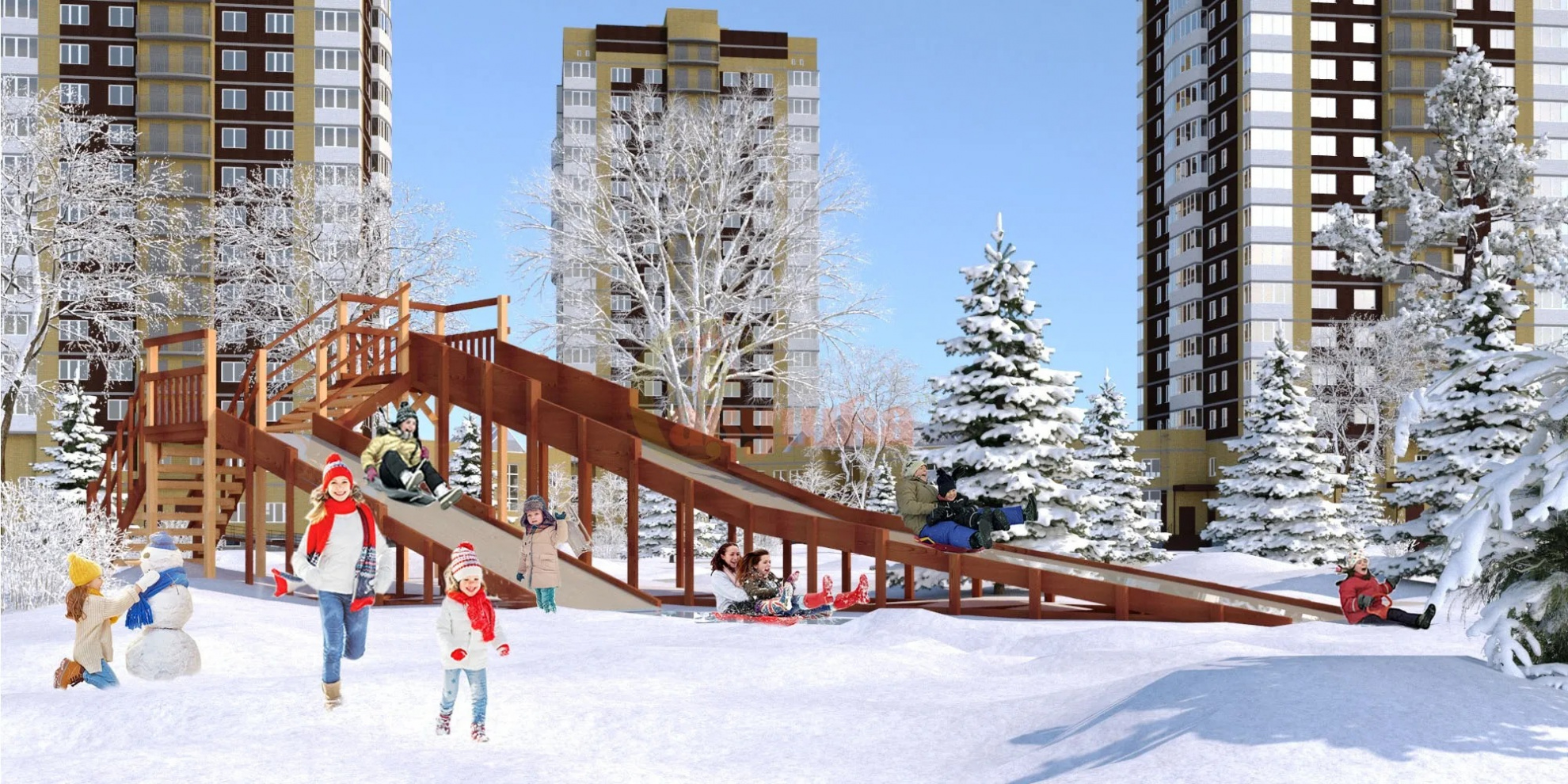 Зима 9 в Волгограде по цене 379001 ₽ в категории детские игровые комплексы Савушка