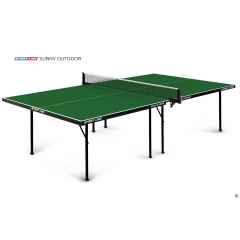 Start Line Sunny Outdoor Зелёный из каталога теннисных столов в Волгограде по цене 32490 ₽