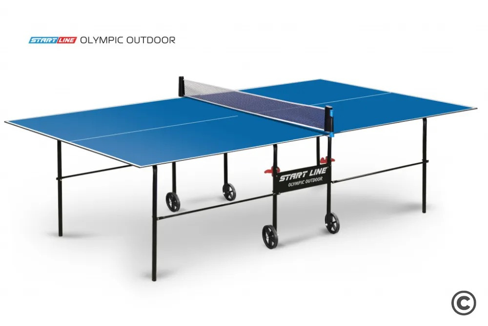 Start Line Olympic Outdoor Синий из каталога влагостойких теннисных столов в Волгограде по цене 29590 ₽