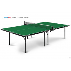 Всепогодный теннисный стол Start Line Sunny Light Outdoor Зелёный в Волгограде по цене 26590 ₽