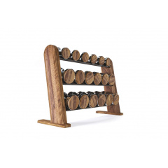 NOHrD DumbBells орех из каталога гантельных рядов в Волгограде по цене 1379885 ₽