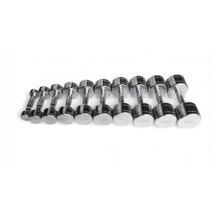 UltraGym хромированных ряд от 1 до 10 кг  UG1025 из каталога гантельных рядов в Волгограде по цене 86500 ₽