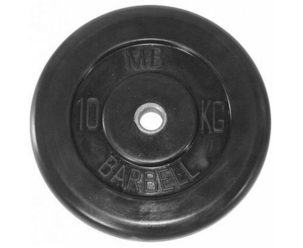 (металлическая втулка) 10 кг / диаметр 51 мм в Волгограде по цене 5775 ₽ в категории диски (блины) для штанг и гантелей MB Barbell