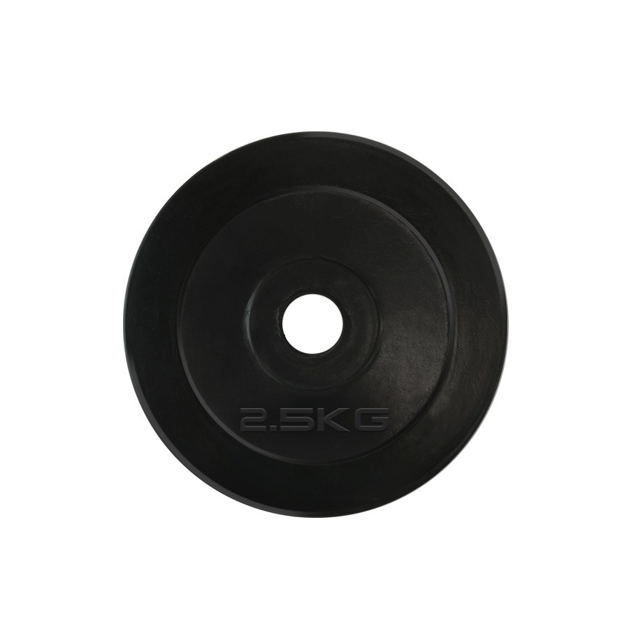 2,5 кг обрезиненный черный в Волгограде по цене 1130 ₽ в категории диски (блины) для штанг и гантелей UnixFit