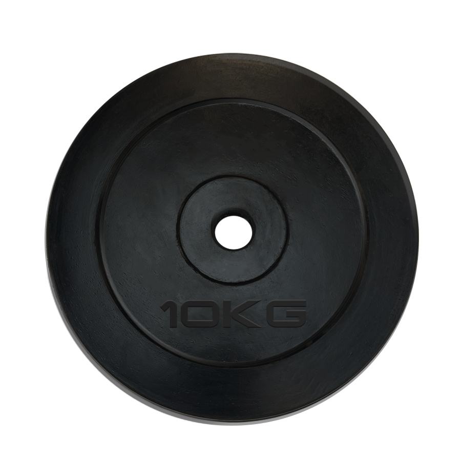 10 кг обрезиненный черный в Волгограде по цене 3890 ₽ в категории диски (блины) для штанг и гантелей UnixFit