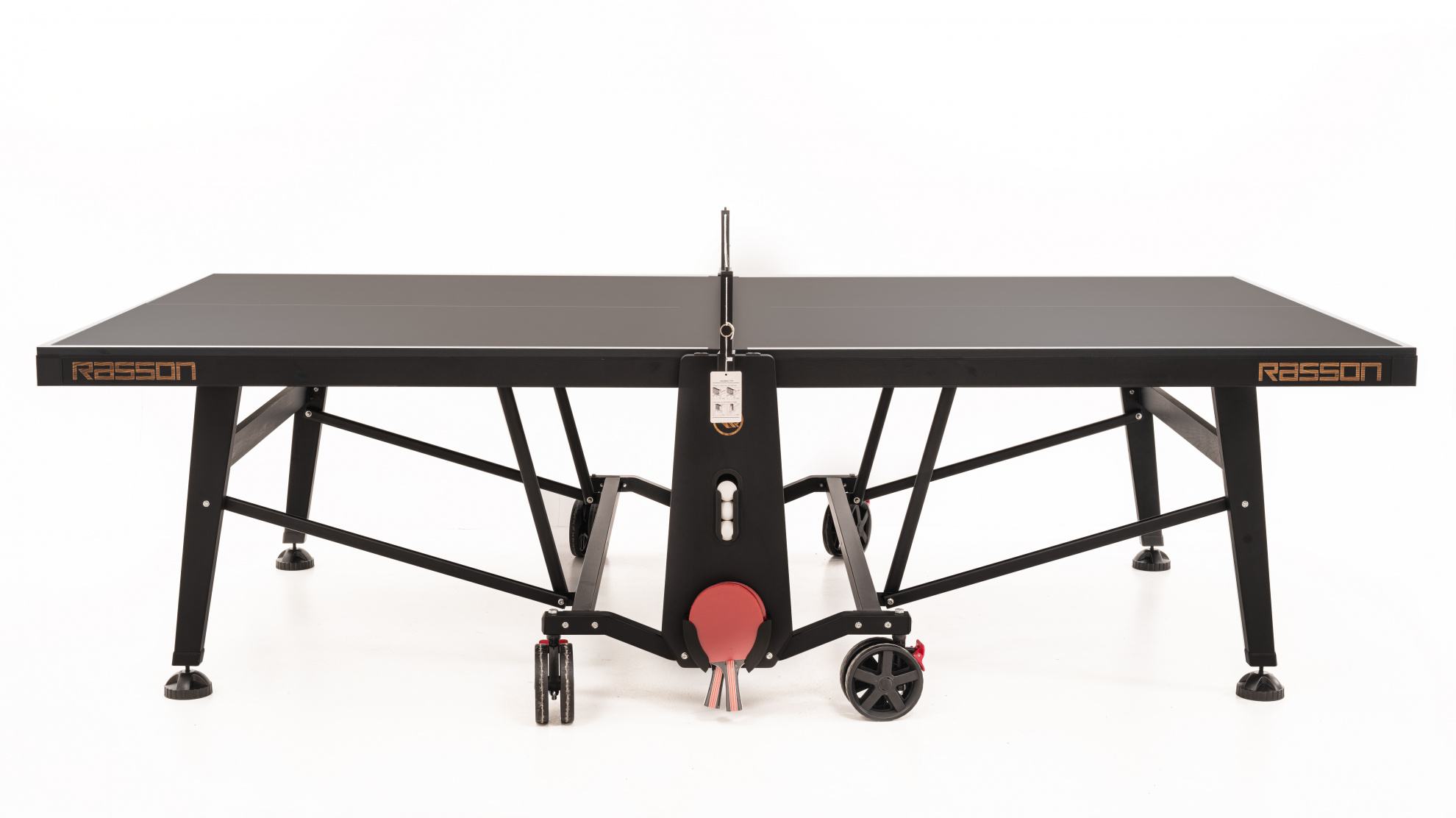 Теннисный стол для помещений Rasson Premium T01 Indoor’’ (274 х 152,5 х 76 см, черный ясень) с сеткой