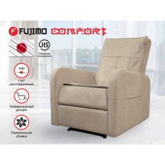Fujimo COMFORT CHAIR F3005 FMW с механическим приводом Ваниль из каталога массажных кресел в Волгограде по цене 44120 ₽