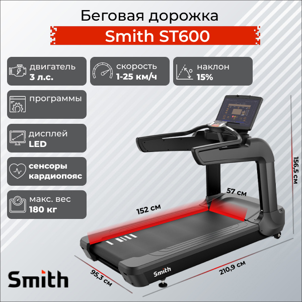 ST3.2 в Волгограде по цене 392400 ₽ в категории беговые дорожки Smith