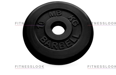 MB Barbell черный - 26 мм - 10 кг из каталога дисков, грифов, гантелей, штанг в Волгограде по цене 3162 ₽