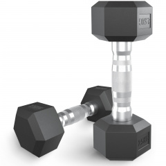 UnixFit гексагональная 2,5 кг из каталога обрезиненных гантелей в Волгограде по цене 1990 ₽