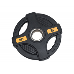 Original FitTools черный с двумя хватами 5 кг из каталога дисков для штанги с посадочным диаметром 50 мм. в Волгограде по цене 2590 ₽