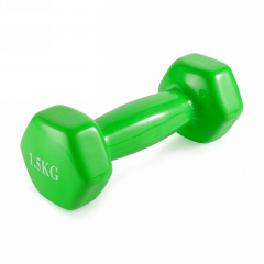 VictoryFit 1,5 кг.  1 шт. VF-DV015 из каталога виниловых гантелей в Волгограде по цене 420 ₽