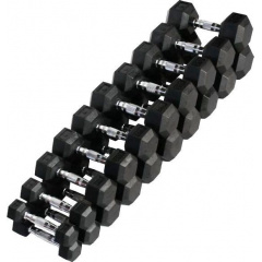 VictoryFit от 1-10 кг VF-SET110 10 пар из каталога гантельных рядов в Волгограде по цене 39350 ₽