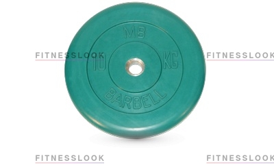 MB Barbell зеленый - 26 мм - 10 кг из каталога дисков для штанги с посадочным диаметром 26 мм.  в Волгограде по цене 3376 ₽