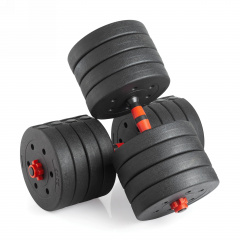 VictoryFit с грифом, 50 кг. (2х25 кг.) VF-DC500 из каталога разборных (наборных) гантелей в Волгограде по цене 4930 ₽