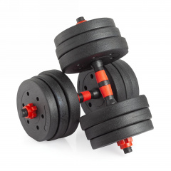 VictoryFit 20 кг. (2х10 кг.) VictoryFit VF-DC200 из каталога разборных (наборных) гантелей в Волгограде по цене 2380 ₽