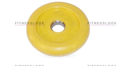 MB Barbell желтый - 26 мм - 1.25 кг из каталога дисков для штанги с посадочным диаметром 26 мм.  в Волгограде по цене 569 ₽