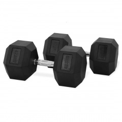 VictoryFit гексагональная VF-H425 (42,5 кг) 1 шт. из каталога обрезиненных гантелей в Волгограде по цене 14531 ₽