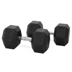 VictoryFit гексагональная VF-H325 (32,5 кг) 1 шт. из каталога обрезиненных гантелей в Волгограде по цене 11120 ₽