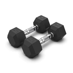 VictoryFit гексагональная VF-H060 (6 кг) 1 шт. из каталога обрезиненных гантелей в Волгограде по цене 2060 ₽