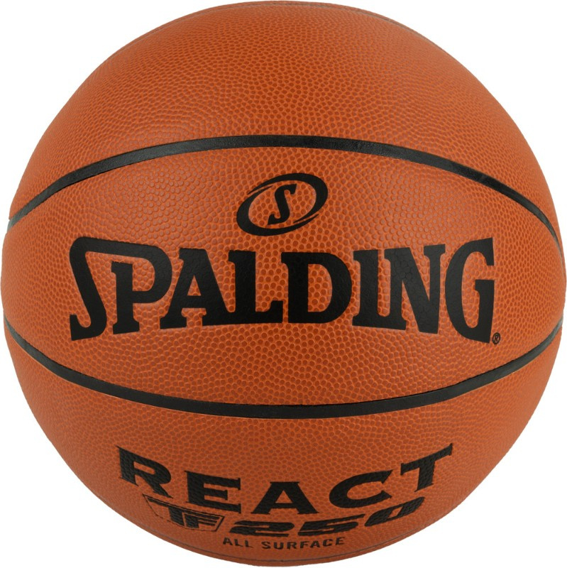 TF-250 React FIBA размер 7 в Волгограде по цене 5490 ₽ в категории баскетбольные мячи Spalding