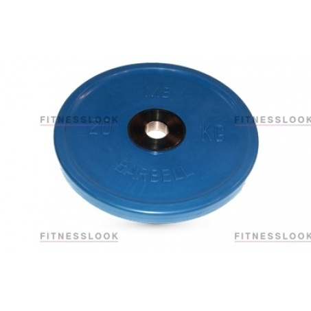 Диск для штанги MB Barbell евро-классик синий - 50 мм - 20 кг