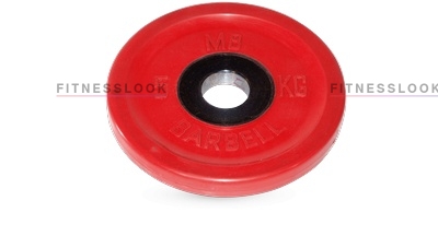 евро-классик красный - 50 мм - 5 кг в Волгограде по цене 4984 ₽ в категории диски (блины) для штанг и гантелей MB Barbell