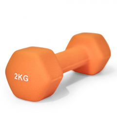 UnixFit 2 кг Orange DBNEO2OG из каталога неопреновых  гантелей в Волгограде по цене 1090 ₽