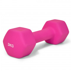 UnixFit 3 кг Pink DBNEO3PK из каталога неопреновых  гантелей в Волгограде по цене 1490 ₽